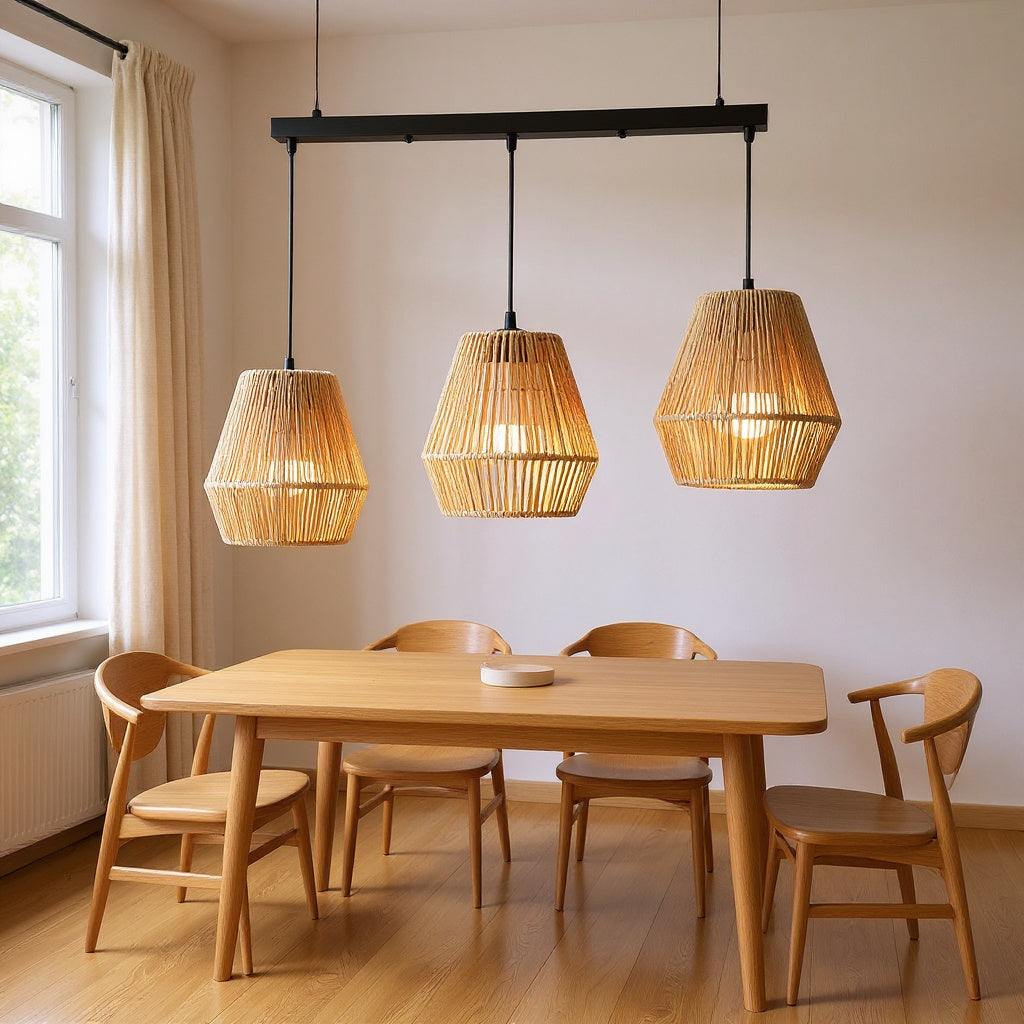 Retro Woven Ceiling Lamp