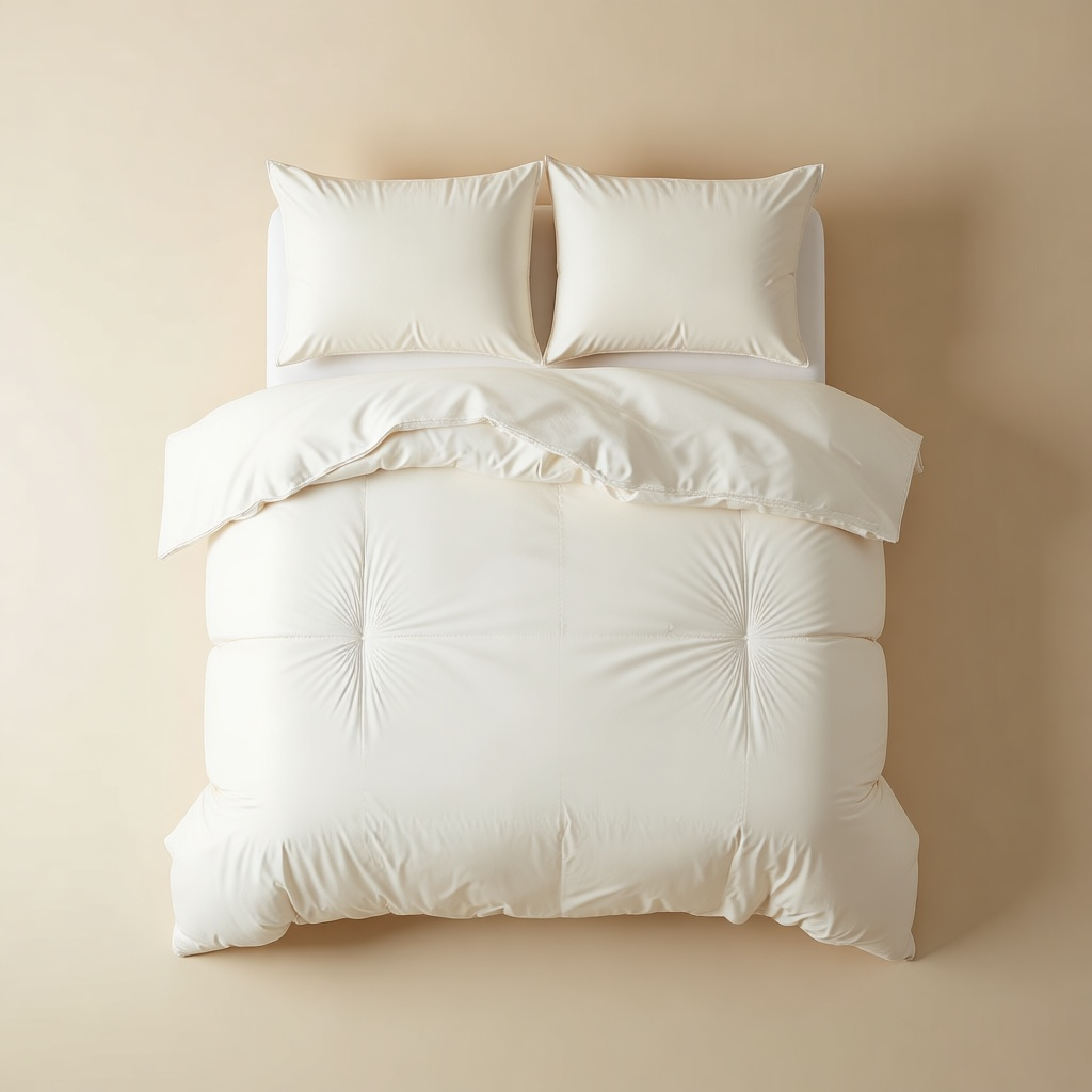 Piega Pleated Duvet Set shown in full