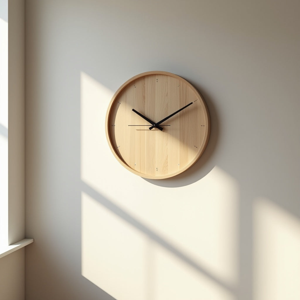 Quercia Oak Wall Clock