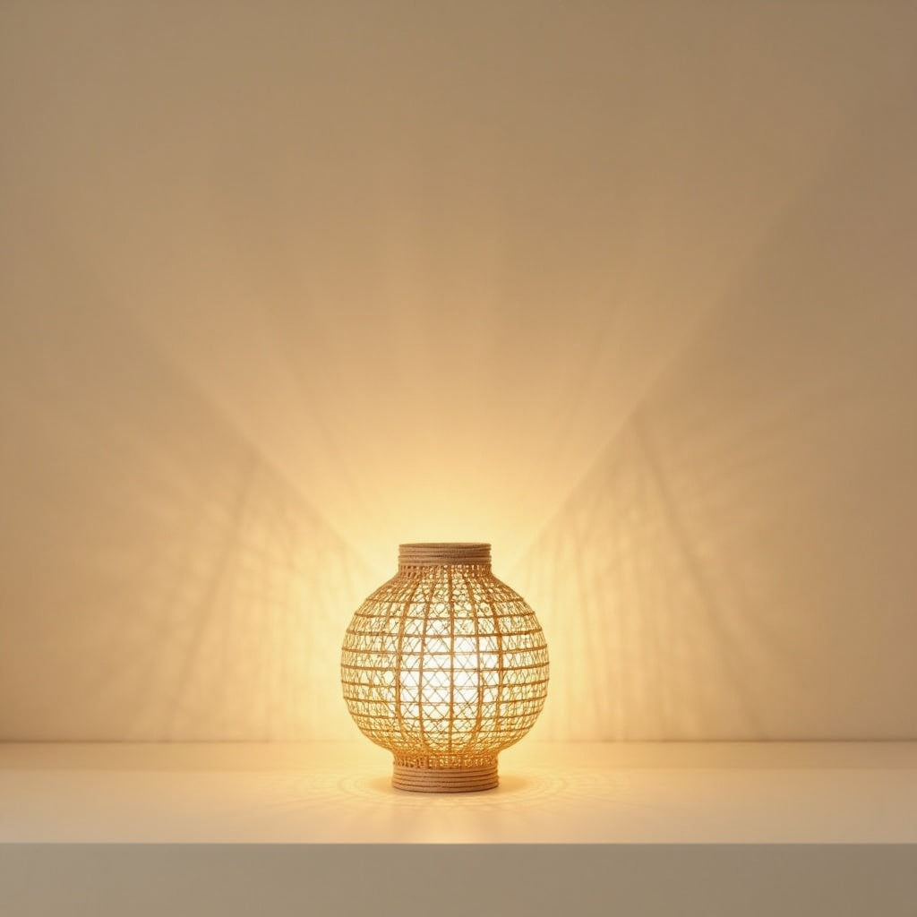 Cesto Rattan Lamp