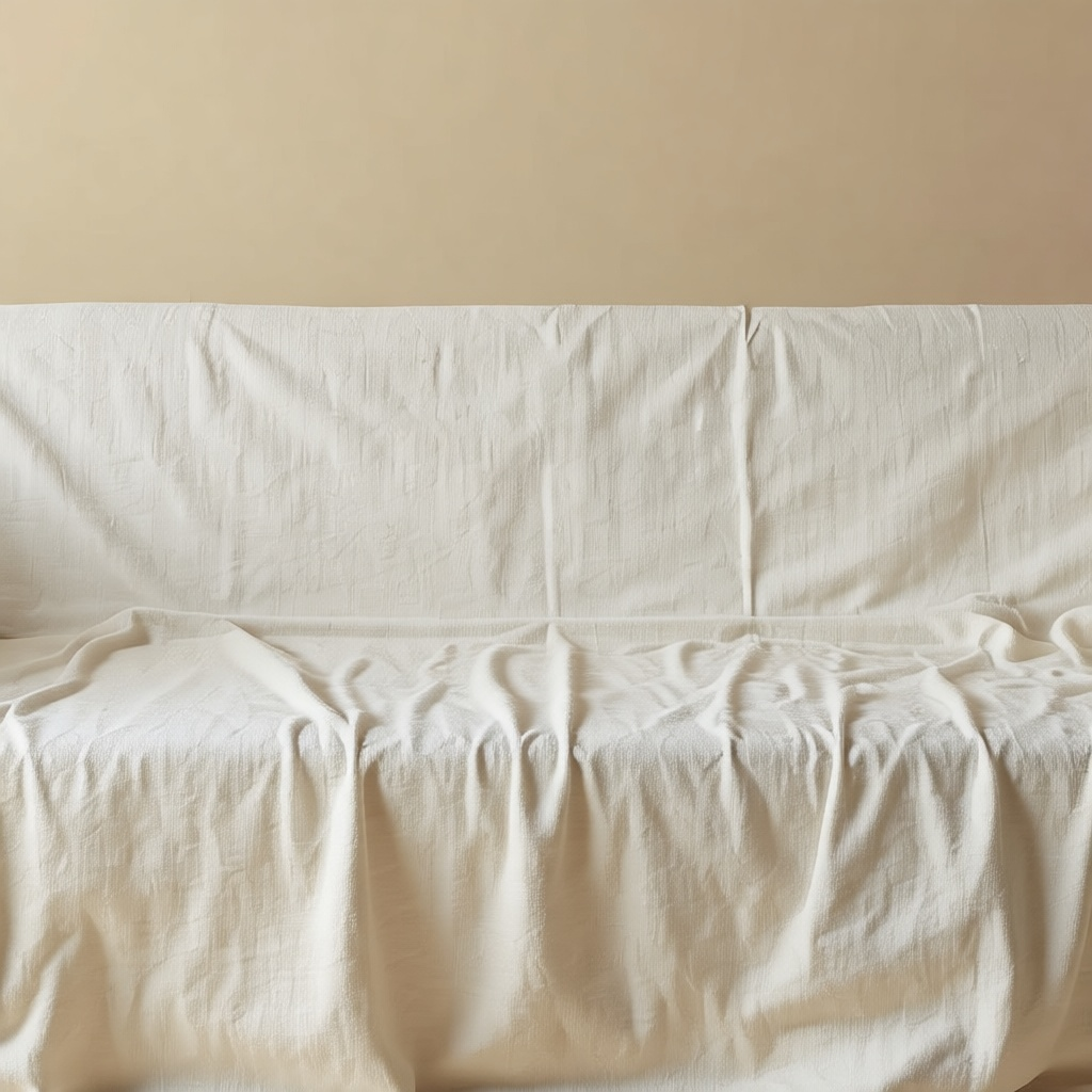 Washed Linen Sofa Cover