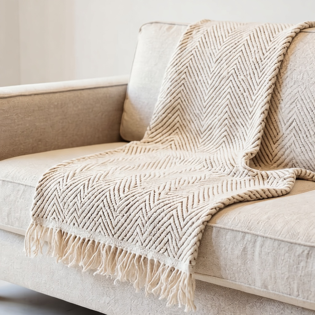 Riga Herringbone Sofa Cover