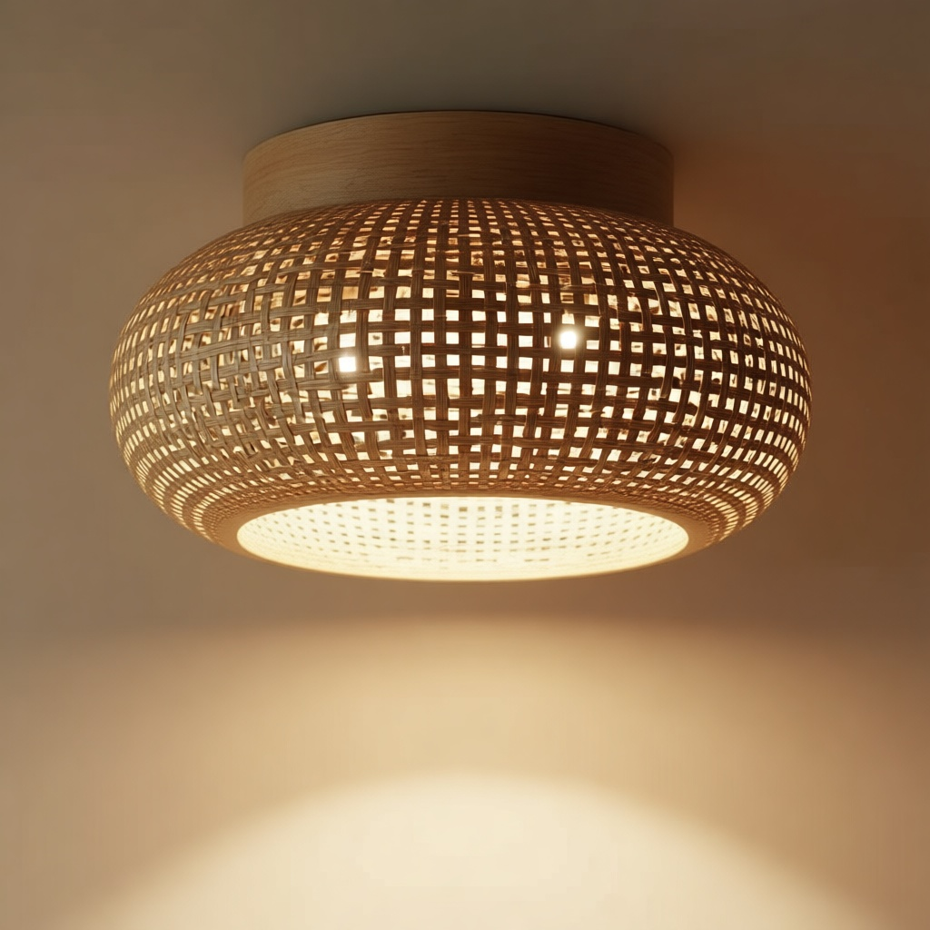 Nido Woven Flush Light