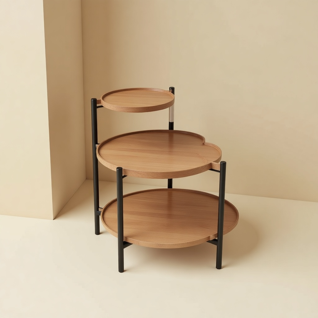 Doppio Two-Tier Table