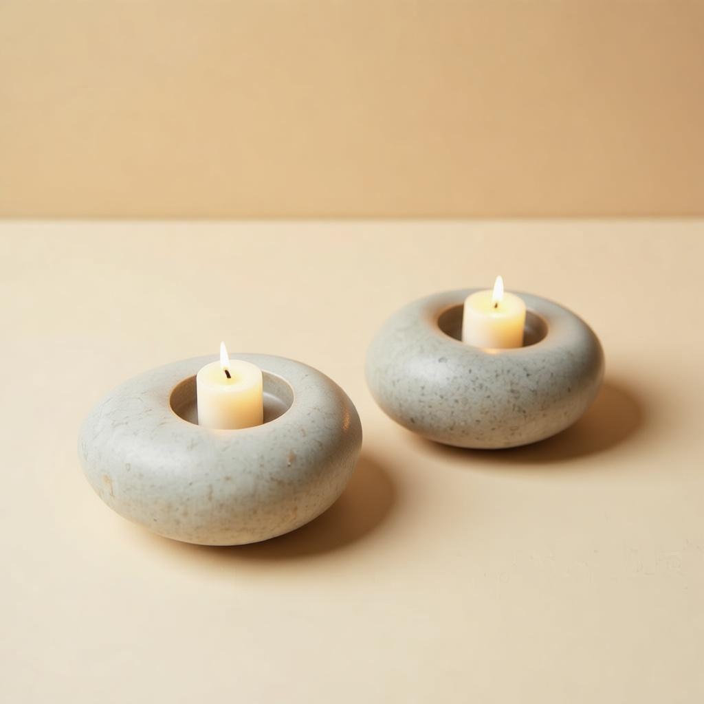 Sasso Pebble Holder Duo
