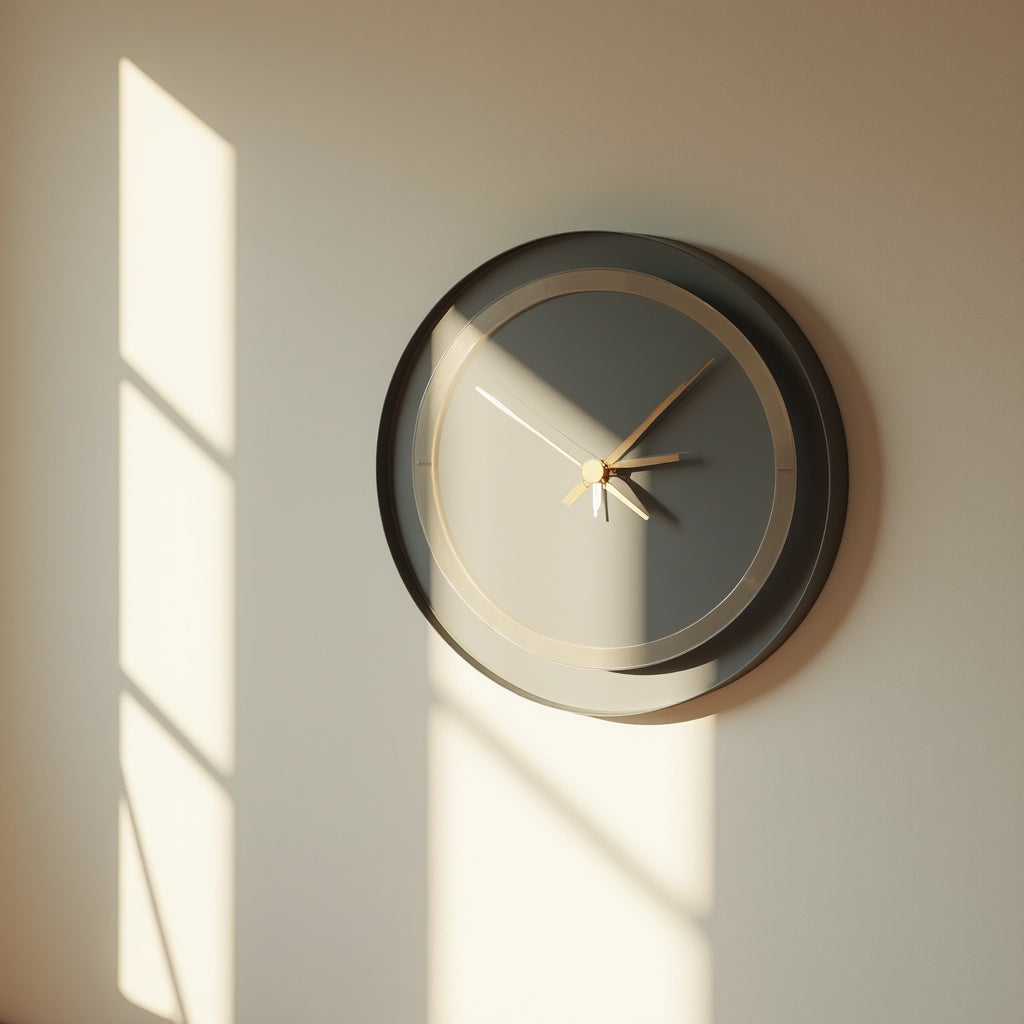 Doppio Double Ring Clock