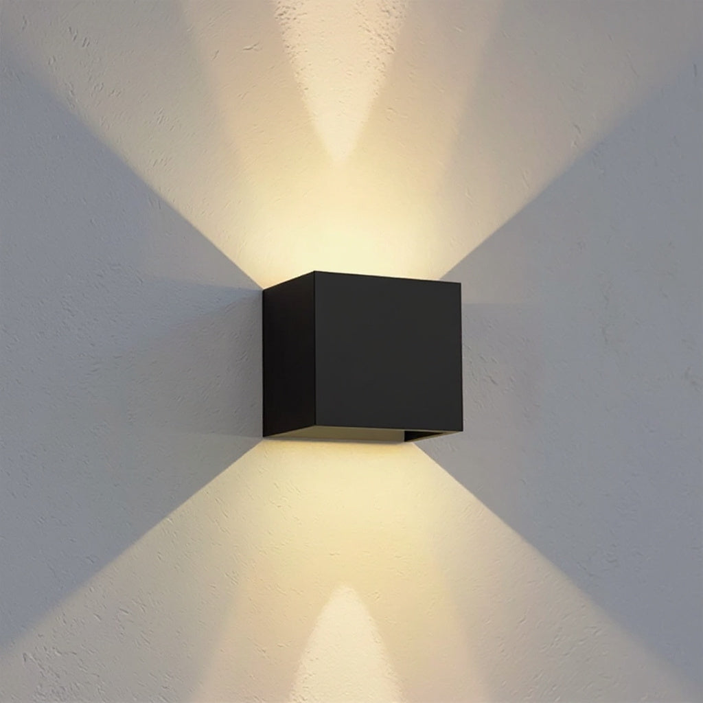 Blok Outdoor Wall Light — studio shot