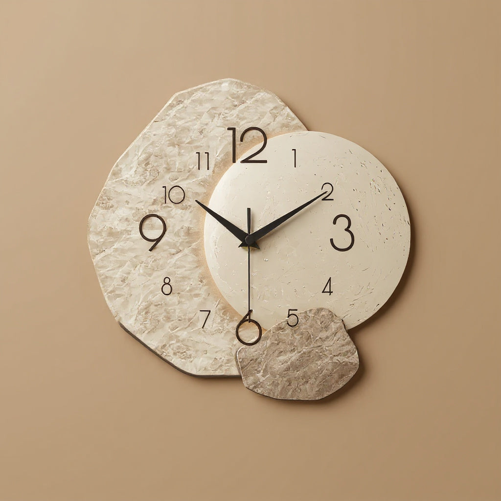 Ciottolo Wall Clock — studio shot