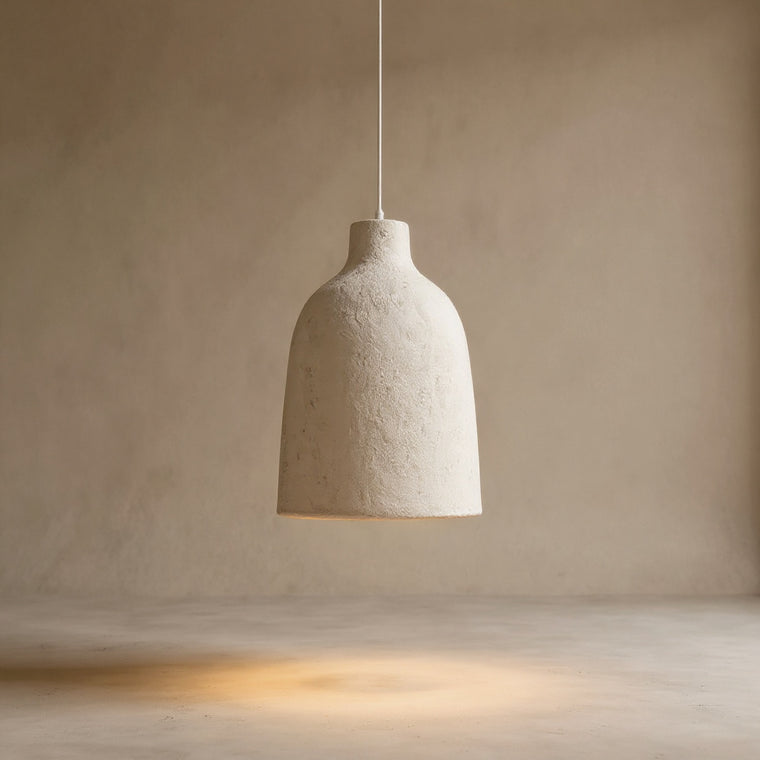 Kalk Plaster Pendant — studio shot