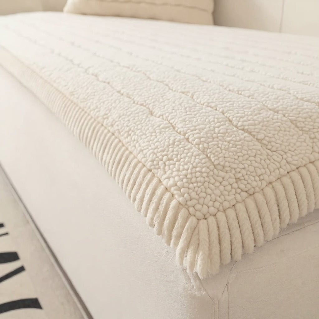 Nube Plush Sofa Cover — detail