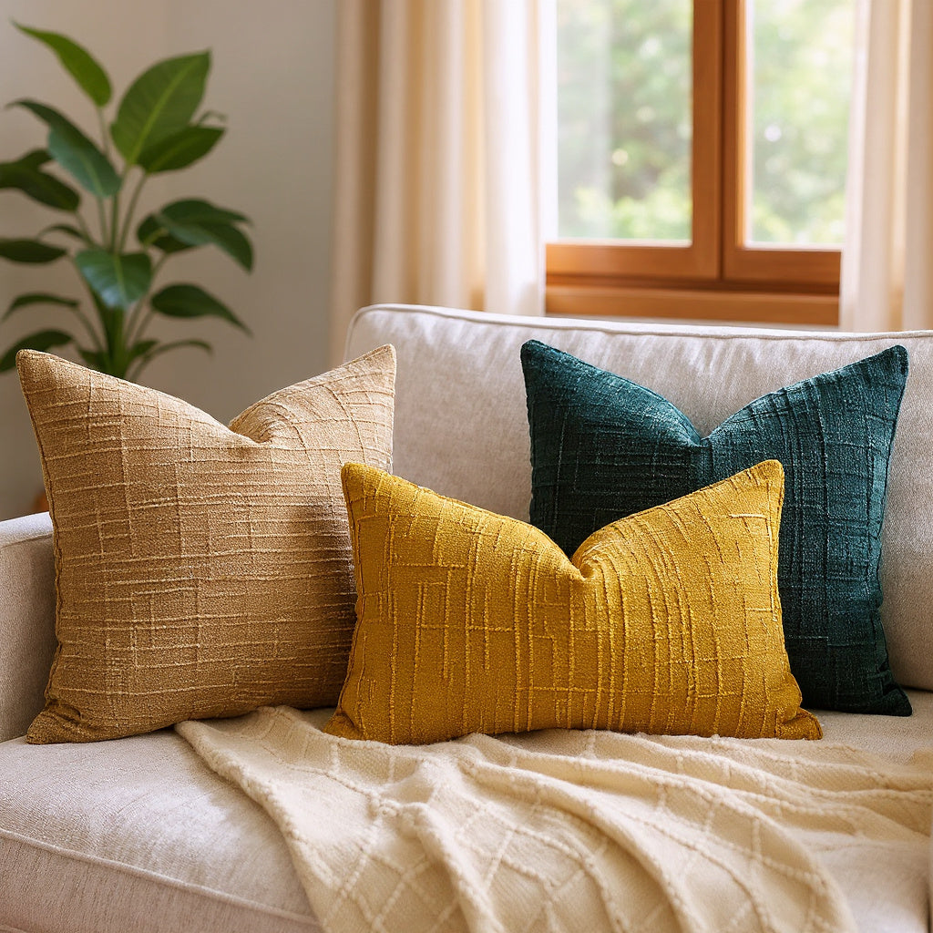 Ocra Trio Cushion Set — context