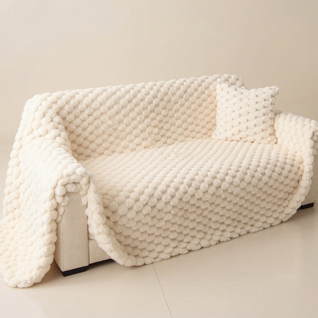 Peluche Tufted Sofa Cover — hero