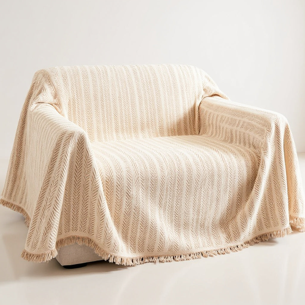 Spiga Chenille Sofa Cover — hero