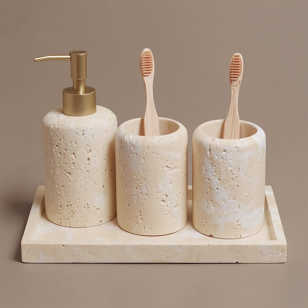 Terra Gold Bathroom Set — hero
