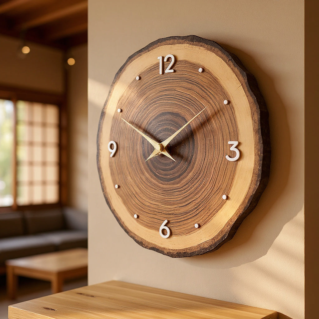 Tronco Wall Clock — material detail