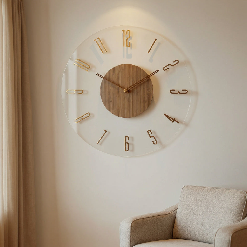 Vetro Wall Clock — in use at home